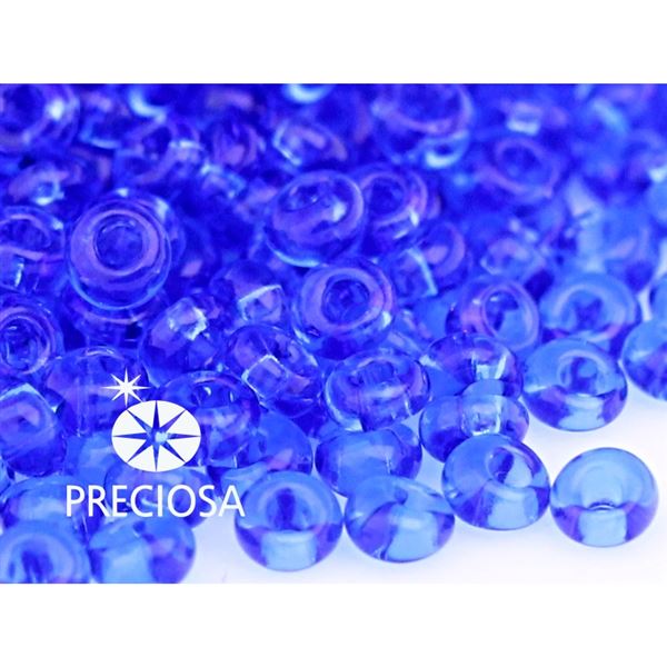 Preciosa Perlen Drops 5/0 10 g Blau (30050) D_26