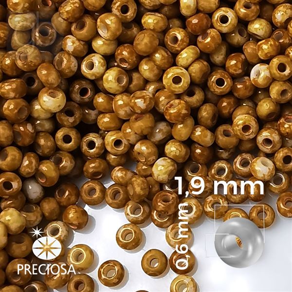 Preciosa Rocailles 12/0 1,9 mm Braun (PRE12081) 20 g