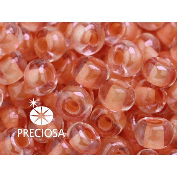 Preciosa Perlen Rocailles 5/0 4,6 mm Orange (PRE5022) 50 g