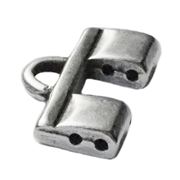 CYMBAL Altes Silber
