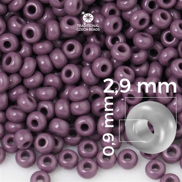 Preciosa Rocailles 8/0 2,9 mm Lila 23040 50 g