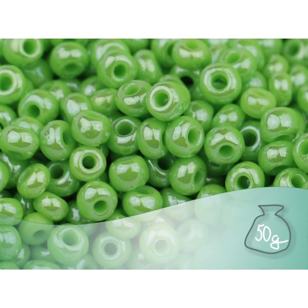 Preciosa Perlen Rocailles 7/0 3,5 mm Gr�n (1045_7XL) 50 g