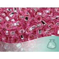 Preciosa Perlen Rocailles 7/0 3,5 mm Rosa (2061_7XL) 50 g