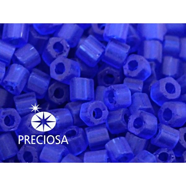 Preciosa dvoukr�tky 2CUT MATT 10/0 Blau (30080) 20 g