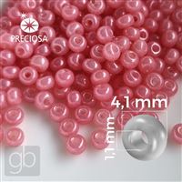 Preciosa Perlen Rocailles 6/0 Rosa 50 g