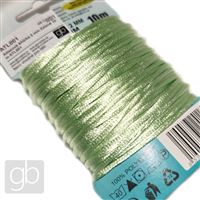 Satinkordel 2 mm Grün 10 m ATL001