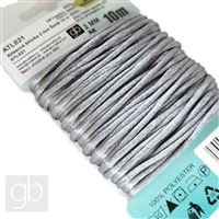 Satinkordel 2 mm Grau ATL021