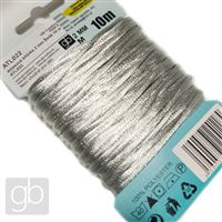 Satinkordel 2 mm Grau ATL022