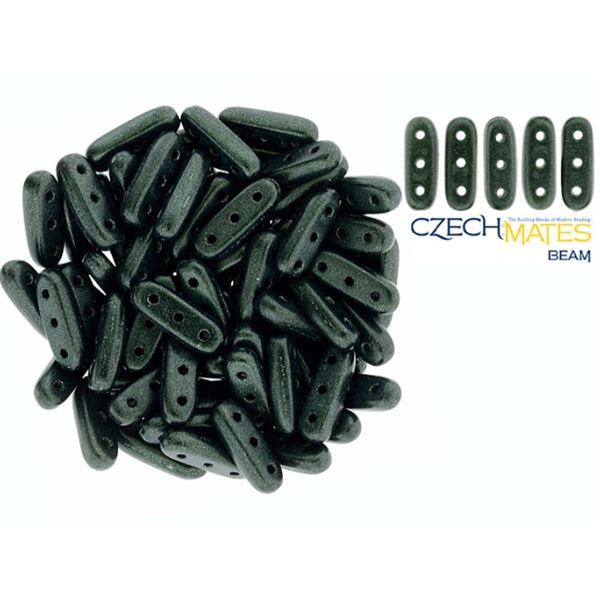 Czech Mates Beam 3x10 mm Grn MATT 23980-79052