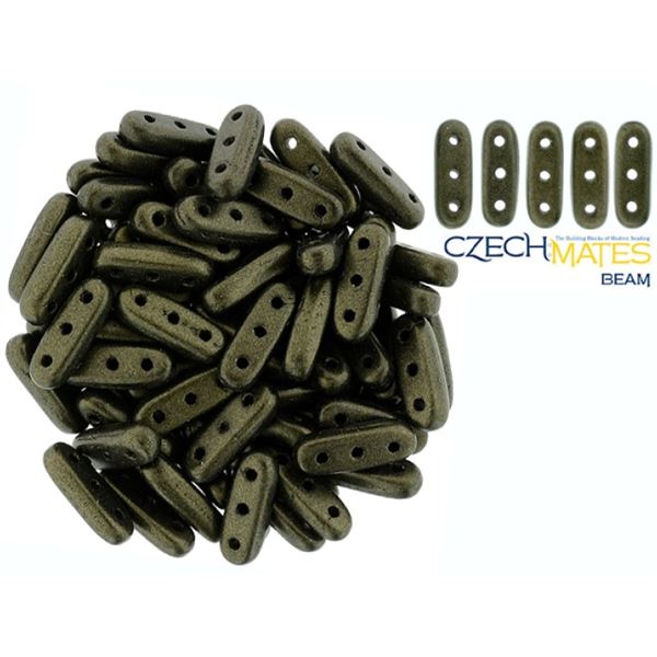 Czech Mates Beam 3x10 mm Grn MATT 23980 79082