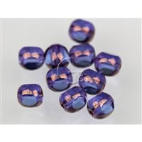 Drei Pad Perlen Glasschliffperle  6x6 mm