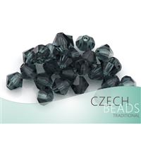 Glasschliffperle bi konisch 4 mm