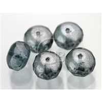 Perlen Schliffperlen Glas Rodellen  7x11 mm 5 St