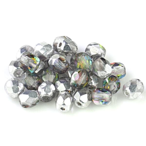 Geschliffeneperlen K�gelchen 4 mm Klar 100 St