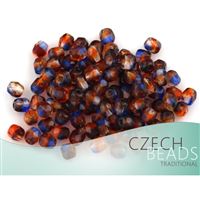 Glasschliffperle Runde 4 mm