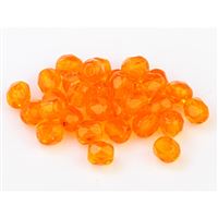 Geschliffeneperlen Kügelchen 4 mm Orange (90000 00000) 100 St