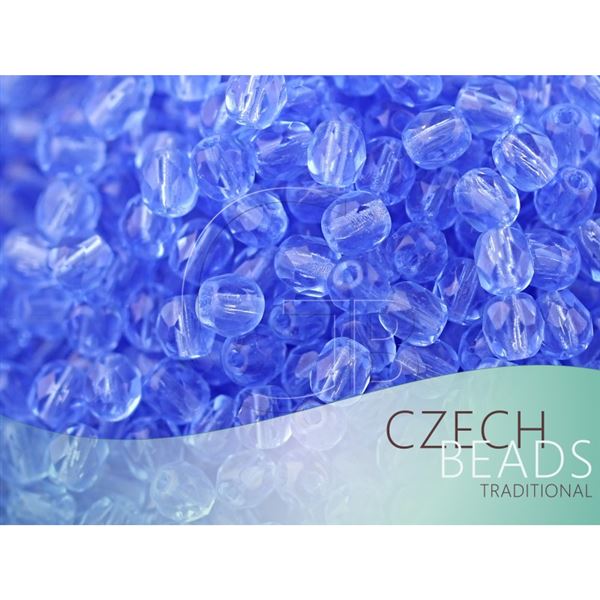 Glasschliffperle Rund 5 mm (30030 00000) 50 St