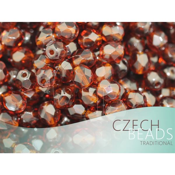 Glasschliffperle Rund 6 mm (10120 00000) 50 St