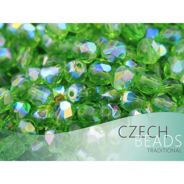 Glasschliffperle Rund 6 mm (50400 28701) 50 St