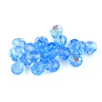 Geschliffeneperlen Kügelchen 6 mm Blau (30030 28701) 50 St