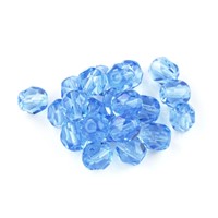 Geschliffeneperlen Kügelchen 6 mm Blau (30030 00000) 50 St