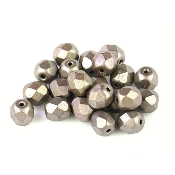 Geschliffeneperlen Kgelchen 6 mm Beige (BP_F6_68) 50 St