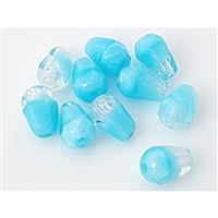 Kristallperlen 6,7 x 5 mm Blau