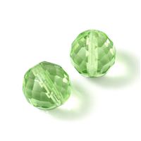 Glasschliffperlen 15 mm Grün (50080) 2 Stck.