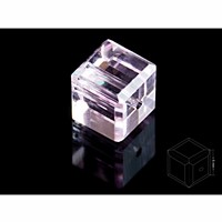 Würfel Geschliffeneperlen 6 mm Rosa BRKO6002