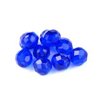 Kügelchen Geschliffeneperlen 8 mm Blau (30100) 10 St