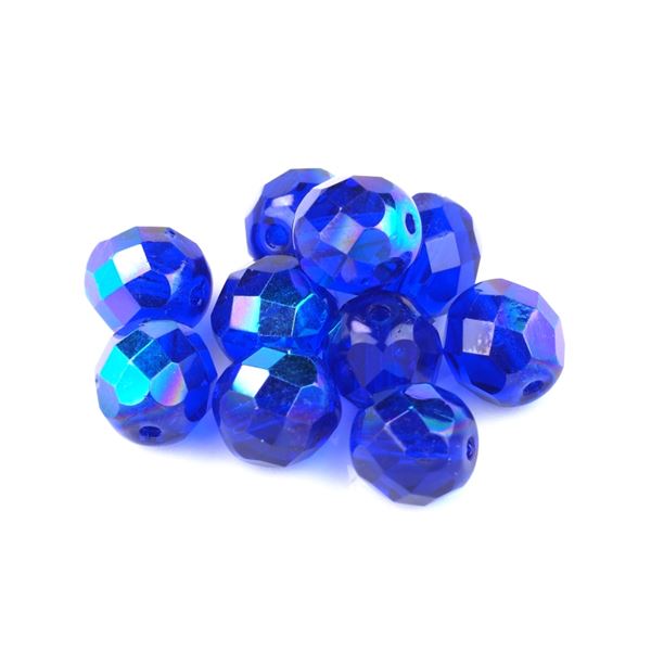 Kgelchen Geschliffeneperlen 8 mm Blau (30100 28701) 10 St