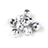 Kügelchen Geschliffeneperlen 8 mm Silber (00030 27000) 10 St