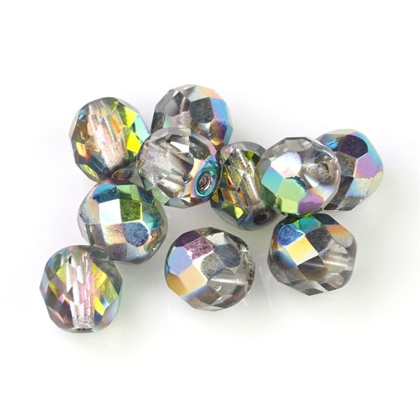 K�gelchen Geschliffeneperlen 8 mm Klar (00030 28137) 10 St