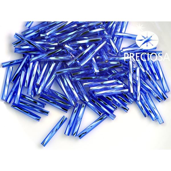 Stbchen Preciosa Bugles 15 mm 20 g Blau 37050