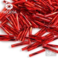 Stäbchen Preciosa Bugles 15 mm Rot 97070-35127 20 g