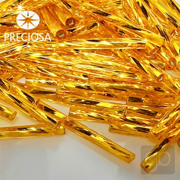 St�bchen Preciosa Bugles 25 mm Orange 87060-35127 20 g