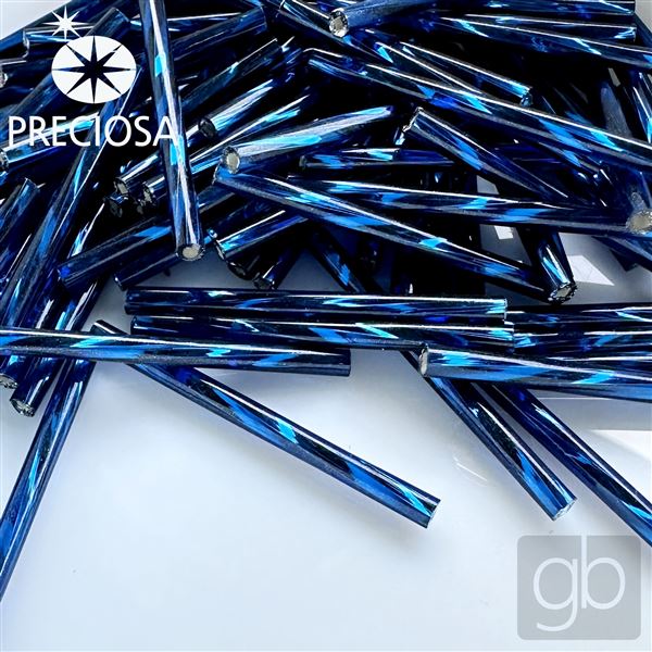 Stbchen Preciosa Bugles 15 mm Blau 67100-35128 20 g