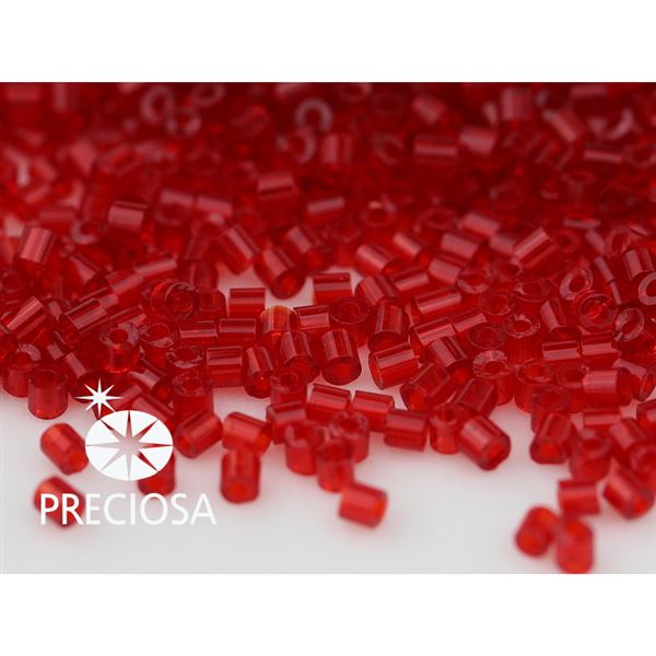 Stbchen Preciosa Bugles 2 mm 20 g Rot 90090