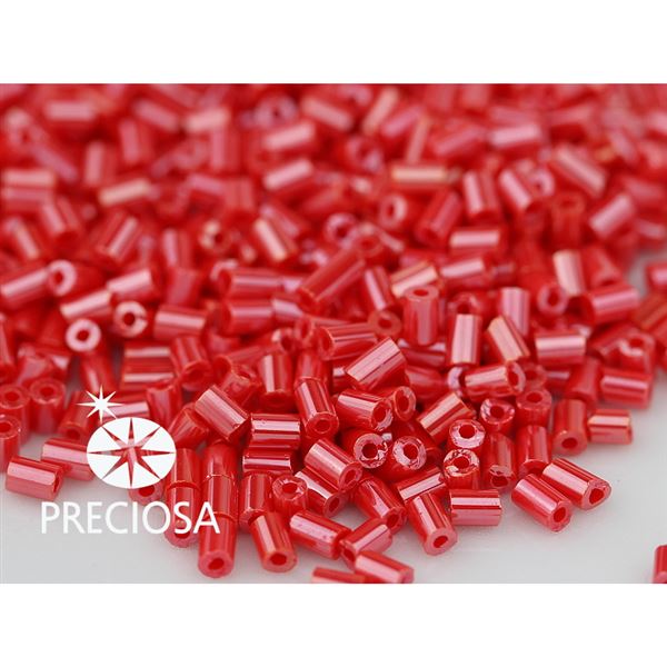 St�bchen Preciosa Bugles 2 mm Rot (98170) 20 g