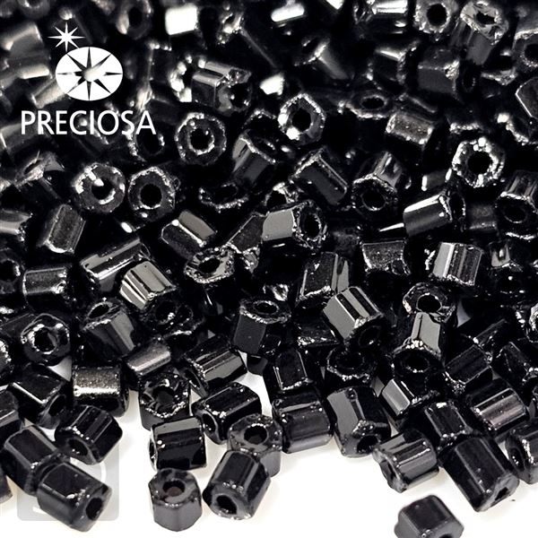 St�bchen Preciosa Bugles 2 mm 20 g Schwarz 23980