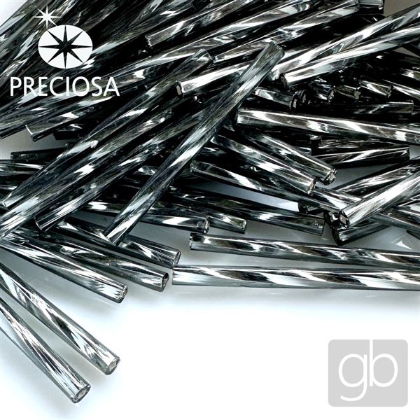 St�bchen Preciosa Bugles 20 mm Grau 47010-35127 20 g