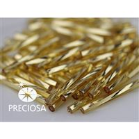 Stäbchen Preciosa Bugles 20 mm 20 g Gold (17020) BUG20 2