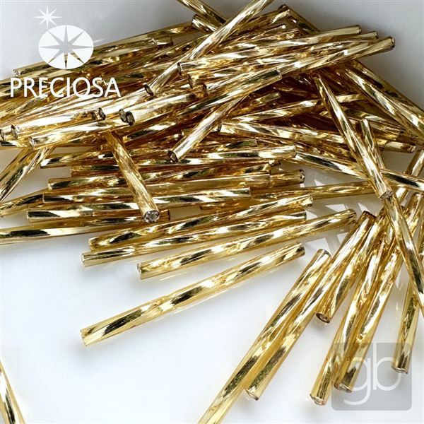 Stbchen Preciosa Bugles 20 mm Golden 17050-35127 20 g