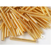 Stäbchen Preciosa Perlen 25 mm Gold (17050) 20 g