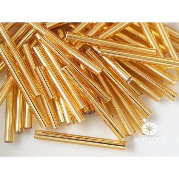St�bchen Preciosa Perlen 25 mm Gold (17050) 20 g