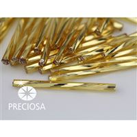 Stäbchen Preciosa Bugles 30 mm 20 g Gold (17020) BUG30 5