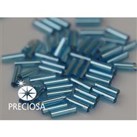 Stäbchen Preciosa Bugles 7 mm 20 g Blau 67010