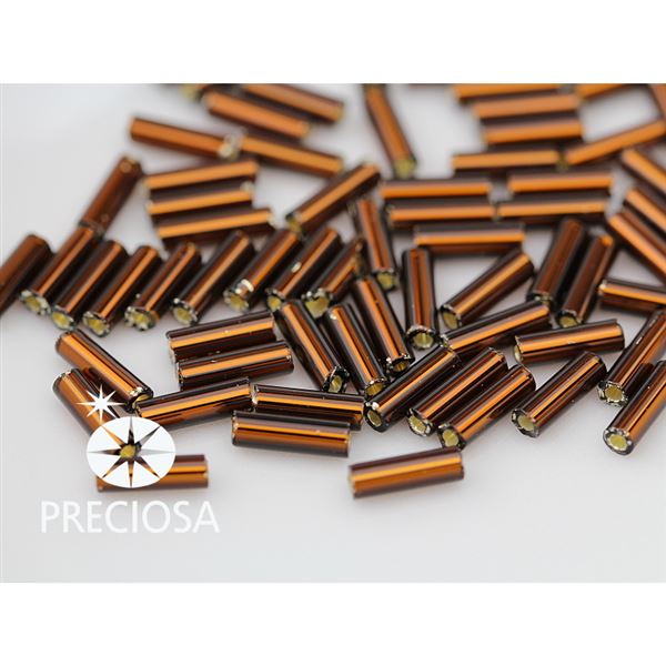 Stbchen Preciosa Bugles 7 mm 20 g Braun (17140) BUG7 6