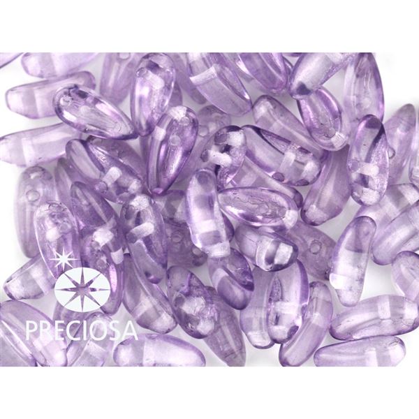 PRECIOSA Chilli Perlen 4x11 mm 15 Stck. Lila (00030 01122)