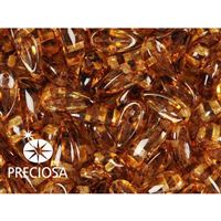 PRECIOSA Chilli Perlen 4x11 mm 15 Stck. Braun (00030 86805)